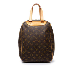 ルイ ヴィトン モノグラム エクスキュルシオン ハンドバッグ M41450 ブラウン PVC レザー レディース LOUIS VUITTON 中古