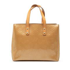 ルイ ヴィトン モノグラム ヴェルニ リードPM ハンドバッグ ミニトートバッグ M91334 ノワゼット ベージュ パテントレザー レディース LOUIS VUITTON 【中古】