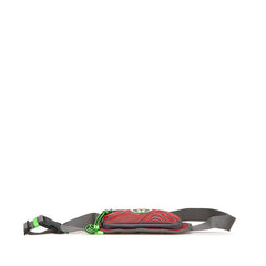 グッチ GGナイロン ベルトバッグ ボディバッグ ウエストバッグ 752102 レッド グレー ナイロン ラバー レディース GUCCI 中古