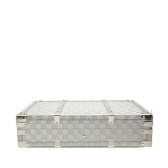 ルイ ヴィトン ダミエ グリッター ハードトランク トランク ショルダーバッグ 2WAY M20478 シルバー レザー レディース LOUIS VUITTON 【中古】