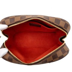 ルイ ヴィトン ダミエ サリア ミニ ハンドバッグ N51286 ブラウン PVC レザー レディース LOUIS VUITTON 【中古】