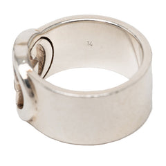 グッチ インターロッキングG リング 指輪 #14 SV925 シルバー レディース GUCCI 【中古】