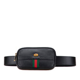グッチ オフィディア ボディバッグ ウエストバッグ 519308 ブラック マルチカラー レザー レディース GUCCI 【中古】