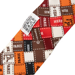 エルメス ツイリー Bolduc ボルデュック スカーフ マルチカラー シルク レディース HERMES 【中古】