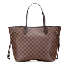 ルイ ヴィトン ダミエ ネヴァーフルMM ショルダーバッグ N51105 ブラウン PVC レザー レディース LOUIS VUITTON 【中古】