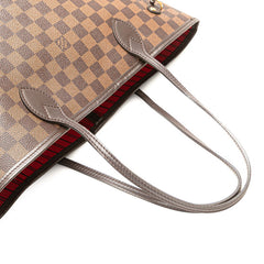 ルイ ヴィトン ダミエ ネヴァーフルMM ショルダーバッグ N51105 ブラウン PVC レザー レディース LOUIS VUITTON 【中古】