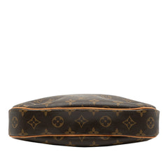 ルイ ヴィトン モノグラム オデオンPM 斜め掛け ショルダーバッグ M56390 ブラウン PVC レザー レディース LOUIS VUITTON 【中古】