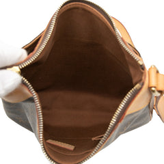 ルイ ヴィトン モノグラム オデオンPM 斜め掛け ショルダーバッグ M56390 ブラウン PVC レザー レディース LOUIS VUITTON 【中古】