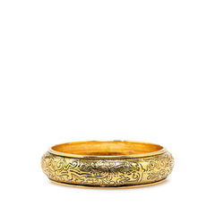 サンローラン バングル ブレスレット ゴールド メッキ レディース SAINT LAURENT 【中古】