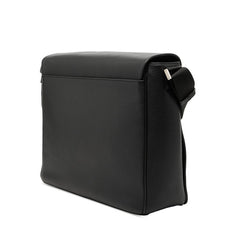 カルティエ パシャ 斜め掛け ショルダバッグ メッセンジャーバッグ ブラック レザー メンズ CARTIER 【中古】