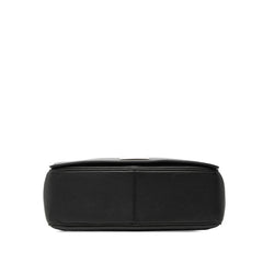 カルティエ パシャ 斜め掛け ショルダバッグ メッセンジャーバッグ ブラック レザー メンズ CARTIER 【中古】