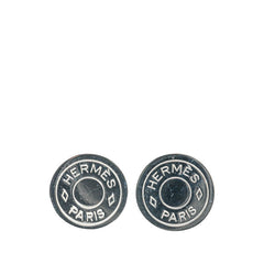 エルメス セリエ イヤリング シルバー メタル レディース HERMES 【中古】