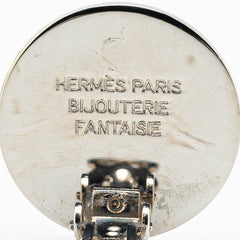 エルメス セリエ イヤリング シルバー メタル レディース HERMES 【中古】