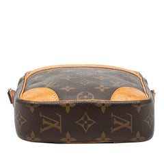 ルイ ヴィトン モノグラム ダヌーブ 斜め掛け ショルダーバッグ M45266 ブラウン PVC レザー レディース LOUIS VUITTON 【中古】