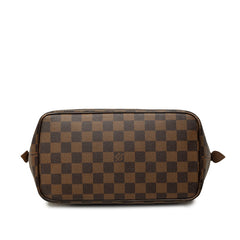 ルイ ヴィトン ダミエ サレヤPM トートバッグ ハンドバッグ N51183 ブラウン PVC レザー レディース LOUIS VUITTON 中古