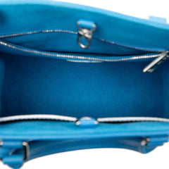 ルイ ヴィトン ×YK モノグラム アンプラント オンザゴーPM 草間彌生 ハンドバッグ ショルダーバッグ 2WAY M46424 ブルー ホワイト レザー レディース LOUIS VUITTON 【中古】