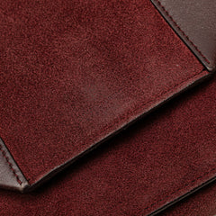 サンローラン ベティ チェーン ショルダーバッグ ワインレッド ボルドー ゴールド スウェード レザー レディース SAINT LAURENT 【中古】