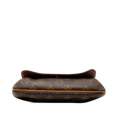 ルイ ヴィトン モノグラム ミュゼットサルサ ショート ショルダーバッグ M51258 ブラウン PVC レザー レディース LOUIS VUITTON 【中古】