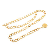 シャネル 31 RUE CAMBON ル カンボン ココマーク ヴィンテージ チェーン ベルト ゴールド メッキ レディース CHANEL 【中古】