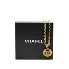 シャネル ヴィンテージ ココマーク ネックレス ゴールド メッキ レディース CHANEL 【中古】