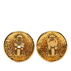 シャネル ココマーク ラウンド イヤリング ゴールド メッキ レディース CHANEL 【中古】