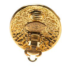 シャネル ココマーク ラウンド イヤリング ゴールド メッキ レディース CHANEL 【中古】