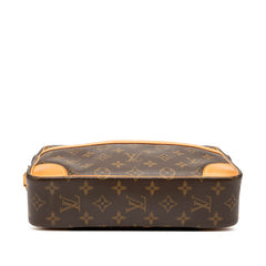 ルイ ヴィトン モノグラム トロカデロ27 斜め掛け ショルダーバッグ M51274 ブラウン PVC レザー レディース LOUIS VUITTON 【中古】