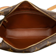 ルイ ヴィトン モノグラム トロカデロ27 斜め掛け ショルダーバッグ M51274 ブラウン PVC レザー レディース LOUIS VUITTON 【中古】