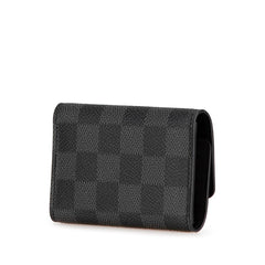 ルイ ヴィトン ダミエ グラフィット ミュルティクレ6 キーケース N62662 ブラック PVC レザー レディース LOUIS VUITTON 【中古】