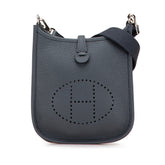 エルメス エブリンTPM 斜め掛け ショルダーバッグ グリミスティ グレー シルバー金具 トリヨンクレマンス レディース HERMES 【中古】