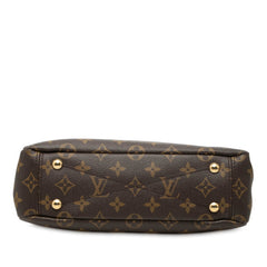 ルイ ヴィトン モノグラム パラスBB ハンドバッグ M40464 ブラウン ローズバレリーヌ ピンク PVC レザー レディース LOUIS VUITTON 【中古】