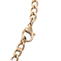 シャネル ココマーク ロゴ チェーン ネックレス 02A ゴールド メッキ レディース CHANEL 【中古】