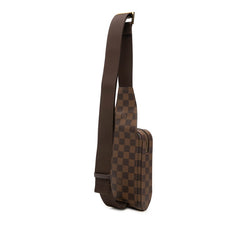 ルイ ヴィトン ダミエ ジェロニモス ショルダーバッグ ボディバッグ N51994 ブラウン PVC メンズ LOUIS VUITTON 【中古】