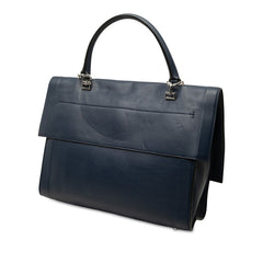 ジバンシー シャークトゥース ハンドバッグ ショルダーバッグ 2WAY ネイビー レザー レディース Givenchy 中古