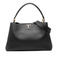 ルイ ヴィトン カプシーヌ スープルGM ハンドバッグ ショルダーバッグ 2WAY M24607 ブラック レザー レディース LOUIS VUITTON 【中古】