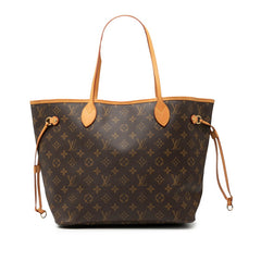 ルイ ヴィトン モノグラム ネヴァーフルMM ショルダーバッグ トートバッグ M40156 ブラウン PVC レザー レディース LOUIS VUITTON 【中古】