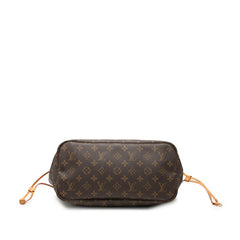 ルイ ヴィトン モノグラム ネヴァーフルMM ショルダーバッグ トートバッグ M40156 ブラウン PVC レザー レディース LOUIS VUITTON 【中古】