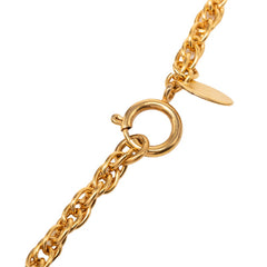 シャネル ココマーク ヴィンテージ チェーン ペンダント ネックレス ゴールド メッキ レディース CHANEL 【中古】