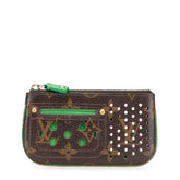 ルイ ヴィトン モノグラム ペルフォ ポシェット クレ コインケース M95186 ブラウン ヴェール PVC レザー レディース LOUIS VUITTON 【中古】