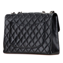 シャネル マトラッセ ココマーク チェーンショルダーバッグ ブラック キャビアスキン レディース CHANEL 【中古】