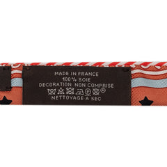 エルメス ツイリードール Hermes Paris Station エルメス パリステーション スカーフ オレンジ マルチカラー シルク レディース HERMES 【中古】