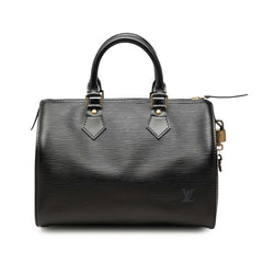ルイ ヴィトン エピ スピーディ25 ハンドバッグ M59032 ノワール レザー レディース LOUIS VUITTON 中古