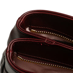 グッチ GGマーモント アリー ハンドバッグ ワンショルダーバッグ 550130 ワインレッド レザー レディース GUCCI 【中古】