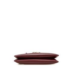 グッチ GGマーモント アリー ハンドバッグ ワンショルダーバッグ 550130 ワインレッド レザー レディース GUCCI 【中古】