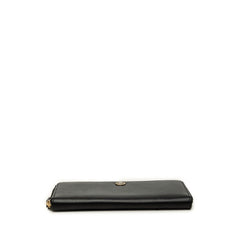 シャネル ココマーク 長財布 ブラック レザー レディース CHANEL 中古