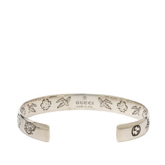 グッチ Blind for love バングル サイズ17 SV925 シルバー レディース GUCCI 【中古】