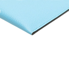 エルメス タルマックPM パスポートケース ブルーデュノール ヴォーエプソン レディース HERMES 【中古】