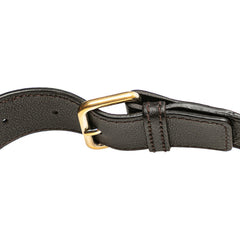 グッチ グッチシマ 斜め掛け ショルダーバッグ 201446 ブラック レザー レディース GUCCI 【中古】