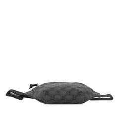 グッチ GGデニム チルドレンズ ボディバッグ ウエストバッグ 502095 グレー ブラック デニム レディース GUCCI 【中古】