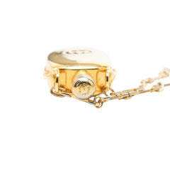 グッチ パフュームボトル チェーン ペンダント ネックレス ゴールド メッキ レディース GUCCI 【中古】